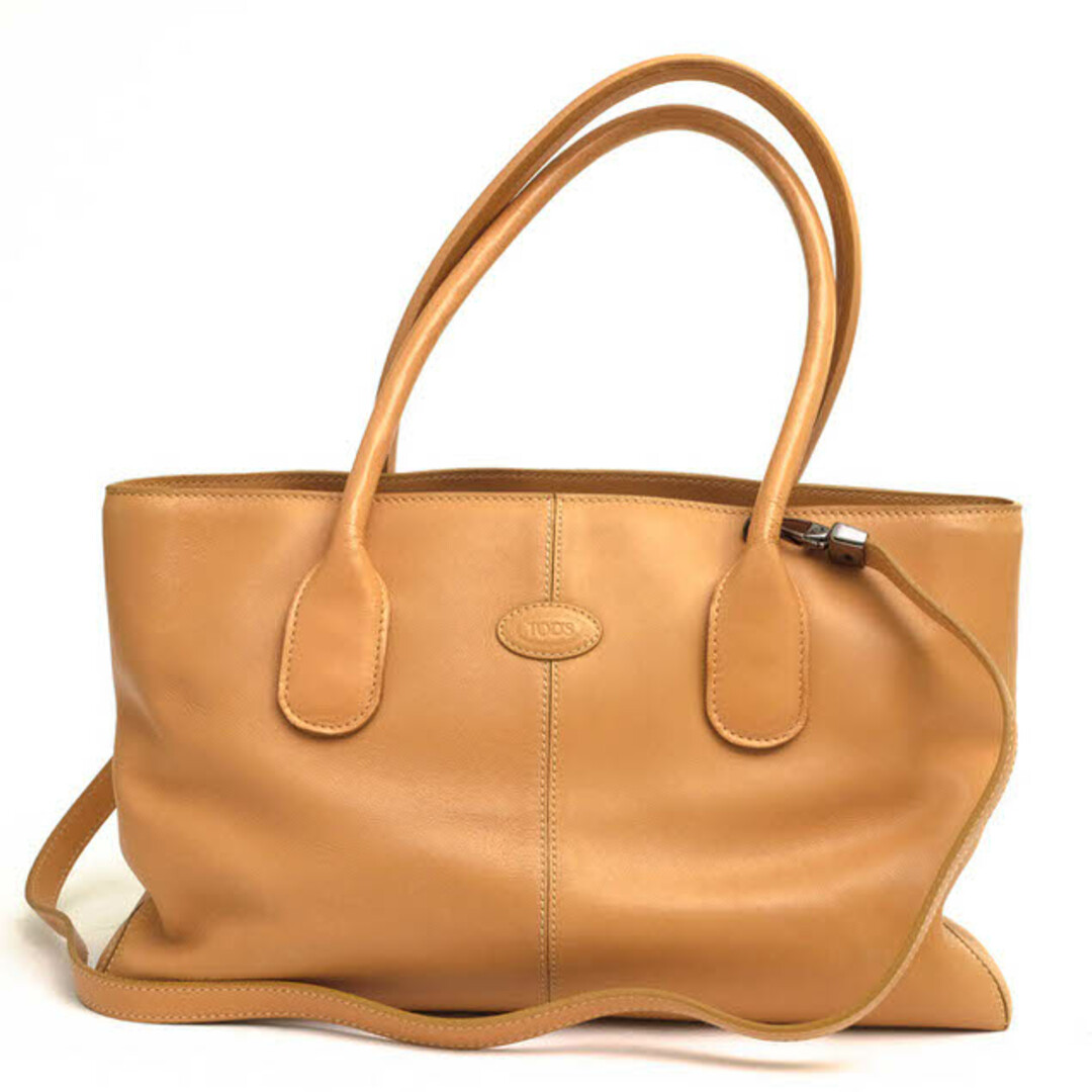 トッズ/TOD'S バッグ トートバッグ 鞄 ハンドバッグ レディース 女性 女性用レザー 革 本革 ブラウン 茶 Classic D-Bag Dバッグ 2WAY ショルダーバッグ | フリマアプリ ラクマ