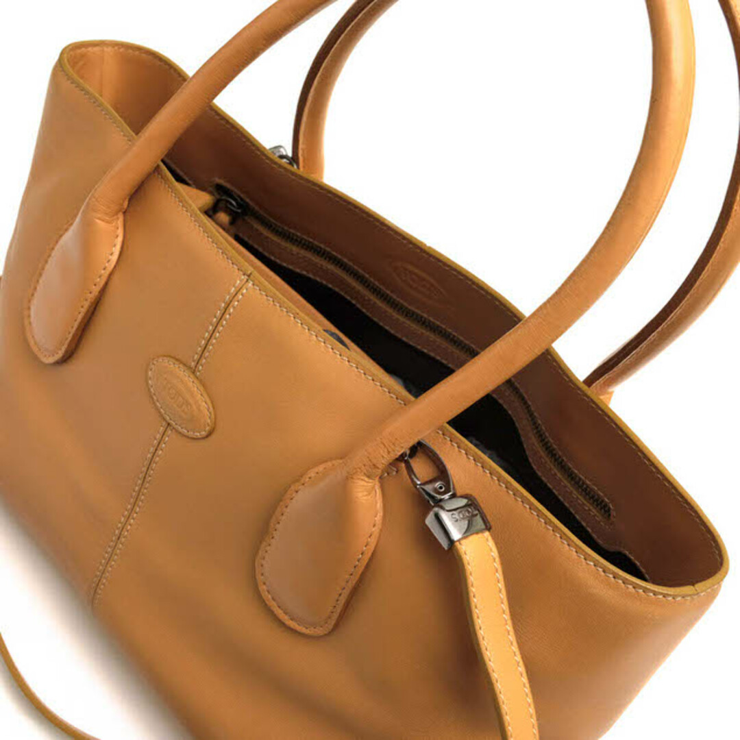 トッズ／TOD'S バッグ トートバッグ 鞄 ハンドバッグ レディース 女性 女性用レザー 革 本革 ブラウン 茶 Classic D-Bag  Dバッグ 2WAY ショルダーバッグ