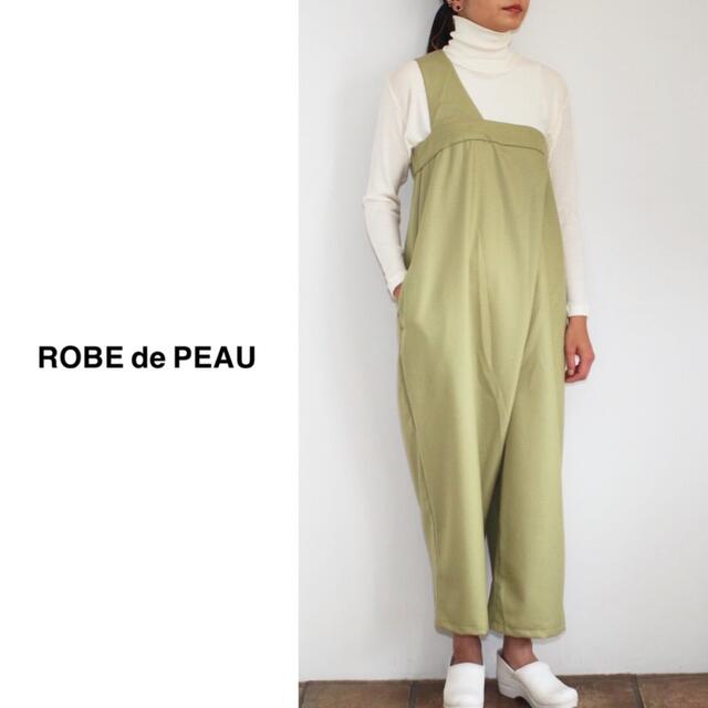 サロペット/オーバーオール【新品未使用】ROBE de PEAU（ローブデポー）|ワンショルダーサロペット