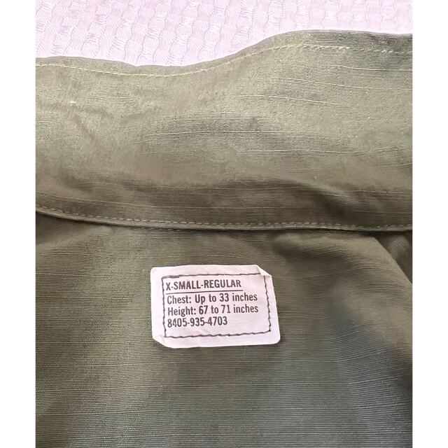 米軍 実物 ジャングルファティーグ ジャケット エンタメ/ホビーのミリタリー(戦闘服)の商品写真