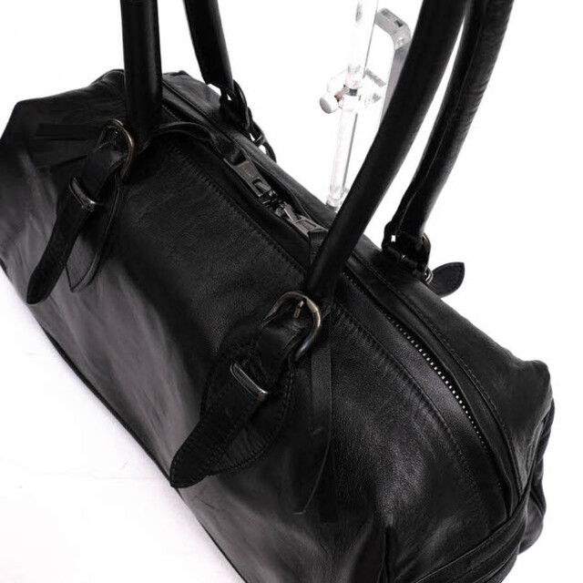 AKM(エイケイエム)のエイケイエム／AKM バッグ ボストンバッグ 鞄 旅行鞄 メンズ 男性 男性用レザー 革 本革 ブラック 黒  sports small  肩掛け ワンショルダーバッグ メンズのバッグ(ボストンバッグ)の商品写真