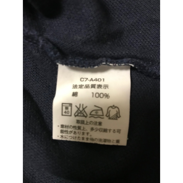 Champion(チャンピオン)のCHAMPION チャンピオン ボロシャツ 長袖ロゴ  メンズMネイビー【美品】 メンズのトップス(ポロシャツ)の商品写真