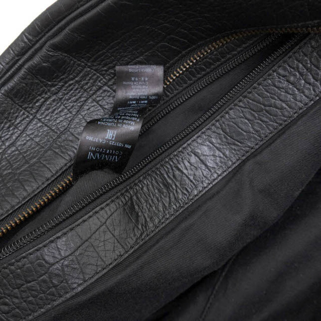 アルマーニ コレッツォーニ/ARMANI COLLEZIONI バッグ トートバッグ 鞄 ハンドバッグ メンズ 男性 男性用レザー 革 本革 ブラック 黒 YAN5J Y6N001 2WAY ショルダーバッグ クロコ型押し