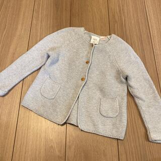 ザラキッズ(ZARA KIDS)のZARA カーディガン　12-18m/86cm(カーディガン/ボレロ)