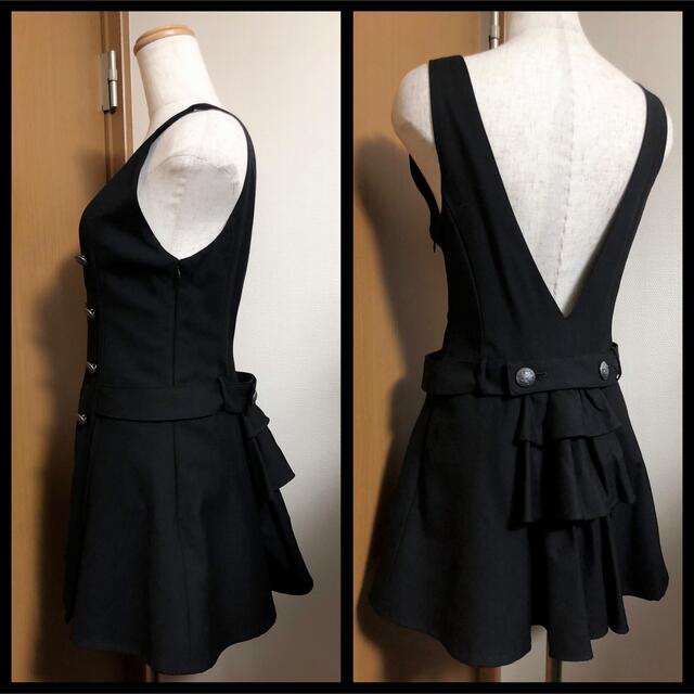 コラボ廃盤品 NO.S PROJECT 妖狐×僕SS バックフリルワンピース 黒 コラボ廃盤品 NO.S PROJECT 妖狐×僕SS バックフリルワンピース 黒