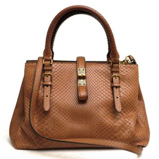 バリー(Bally)のバリー／BALLY バッグ ハンドバッグ 鞄 トートバッグ レディース 女性 女性用パイソンレザー 革 本革 ブラウン 茶  BOOM MD ハンドメイド 2WAY ショルダーバッグ(ハンドバッグ)