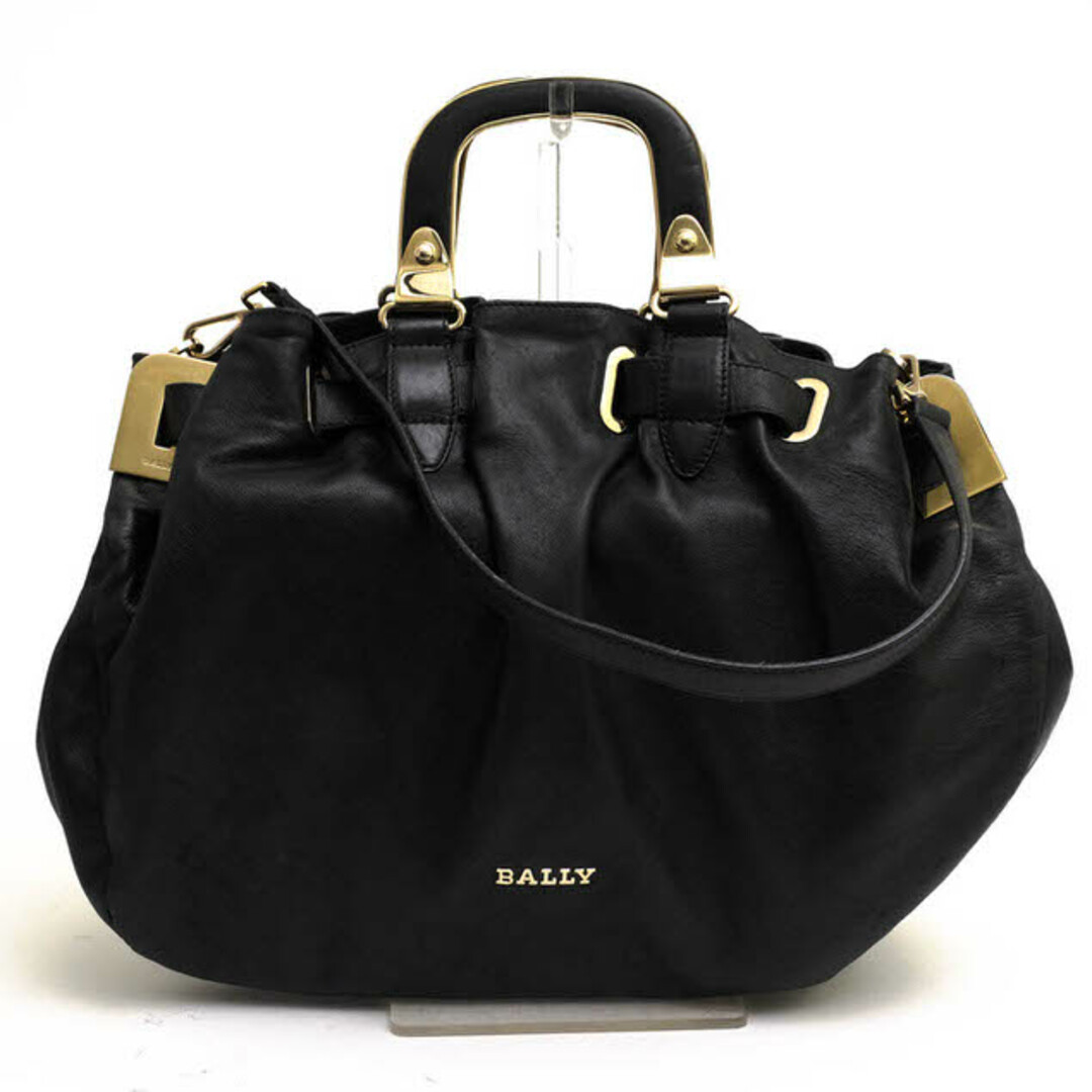 バリー／BALLY バッグ ハンドバッグ 鞄 トートバッグ レディース 女性 女性用レザー 革 本革 ブラック 黒  CORNELLA シフォン 2WAY ショルダーバッグ