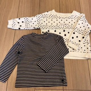 ザラキッズ(ZARA KIDS)のZARA トップス　２点セット12-18m/86cm(シャツ/カットソー)