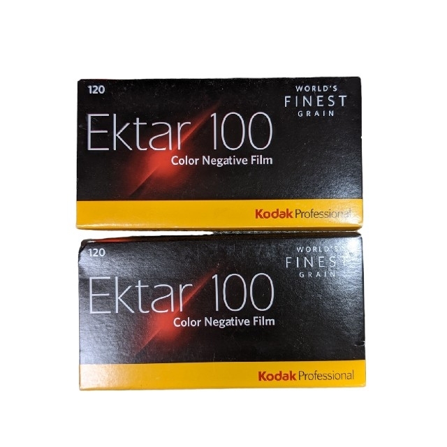 【期限切れ】EKTAR100　120フィルム　2箱セットカメラ