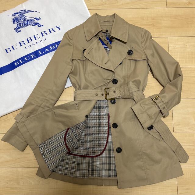 BURBERRY BLUE LABEL バーバリーブルーレーベル トレンチ コート ...