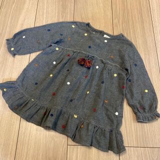 ザラキッズ(ZARA KIDS)の【びび様】ZARA ワンピース  ２点　9-12m/80cm(ワンピース)