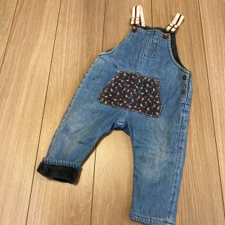 ザラキッズ(ZARA KIDS)のZARA オーバーオール　9-12m/80cm(その他)