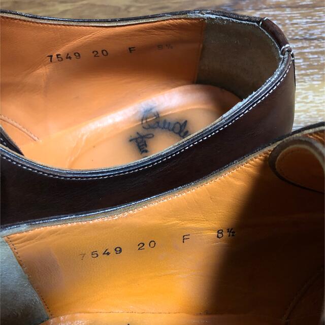 Santoni - サントーニ 8 1/2 ブラウン プレーントゥSantoniの通販 by