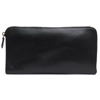 美品】Cisei クラッチバッグ レザー シボ革 ネイビー-