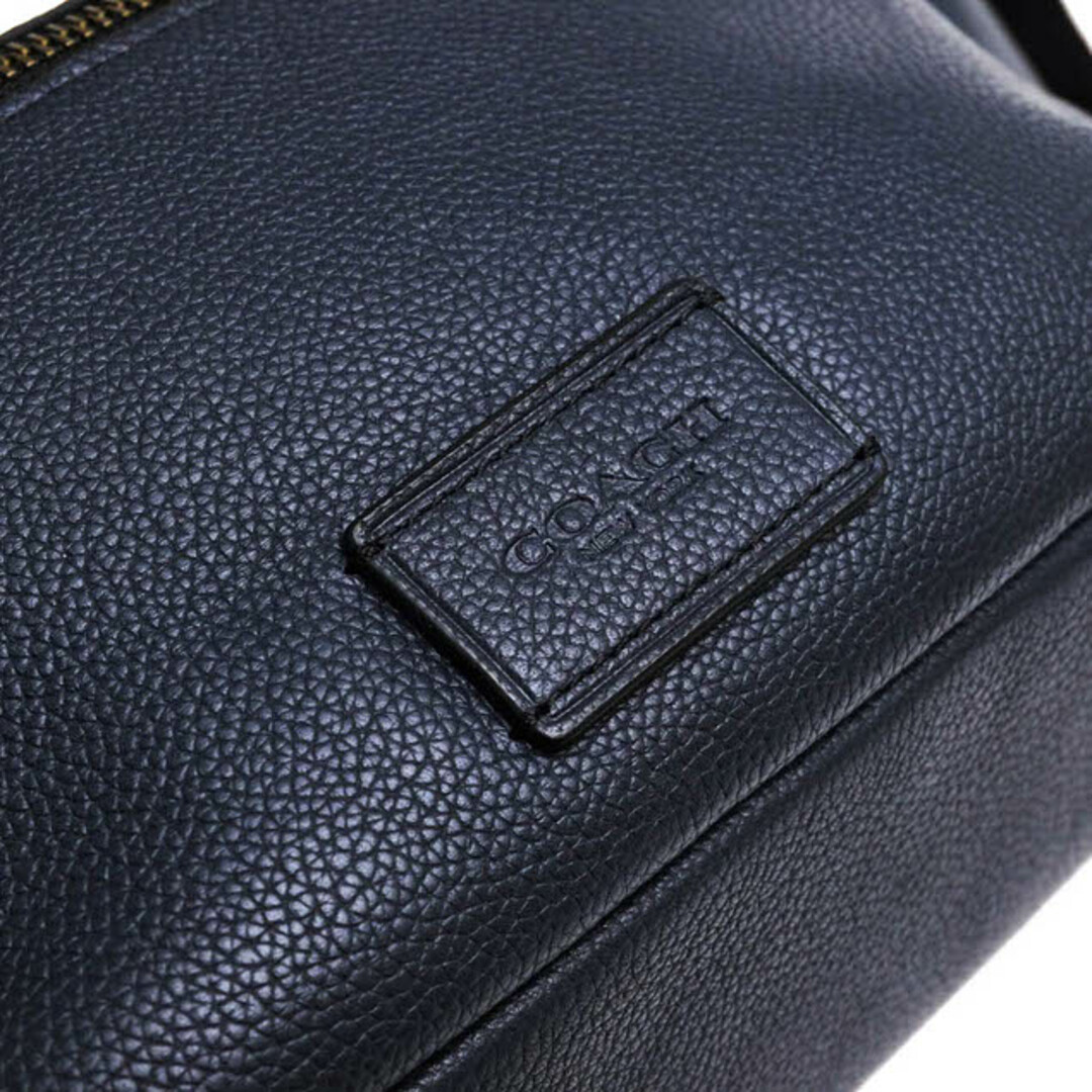 COACH(コーチ)のコーチ／COACH バッグ ウエストバッグ 鞄 メンズ 男性 男性用レザー 革 本革 ネイビー 紺  71902 Campus Sling In Refined Pebble Leather キャンパス スリング ボディバッグ シボ革 シュリンクレザー メンズのバッグ(ボディーバッグ)の商品写真