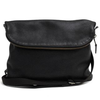 コーチ(COACH)のコーチ／COACH バッグ ショルダーバッグ 鞄 メンズ 男性 男性用レザー 革 本革 ブラック 黒  71499 Foldover Crossbody フォルドオーバー クロスボディー シボ革 シュリンクレザー メッセンジャーバッグ(ショルダーバッグ)