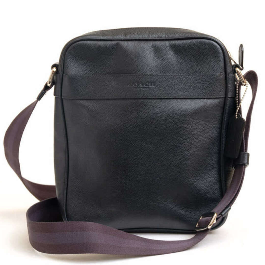 コーチ／COACH バッグ ショルダーバッグ 鞄 メンズ 男性 男性用レザー 革 本革 ブラック 黒  F54782 Charles Flight Bag In Smooth Leather チャールズ フライトバッグ