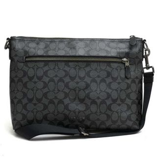 コーチ(COACH)のコーチ／COACH バッグ ショルダーバッグ 鞄 メンズ 男性 男性用PVC レザー 革 グレー 灰色  F78722 Graham Soft Messenger In Signature Canvas グラハム ソフト メッセンジャー シグネチャー柄 メッセンジャーバッグ ノートPC収納可(ショルダーバッグ)