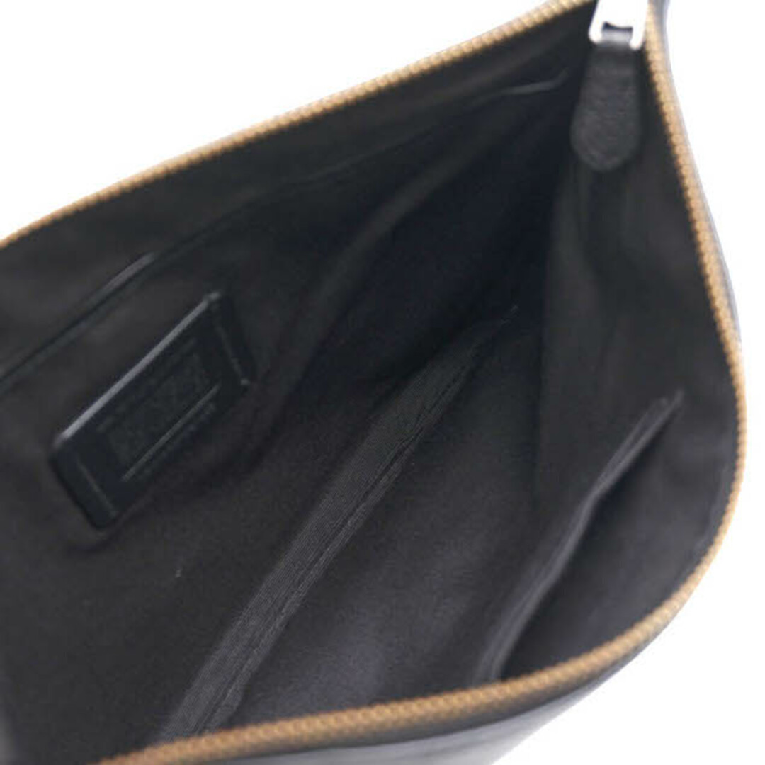 コーチ/COACH バッグ セカンドバッグ クラッチバッグ 鞄 メンズ 男性 男性用レザー 革 本革 ブラック 黒 F28557 シボ革 シュリンクレザー