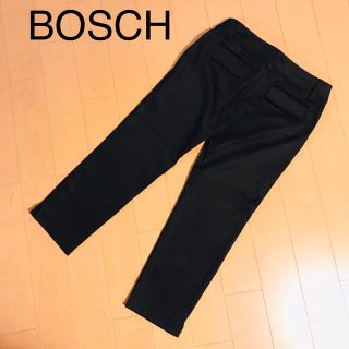 ボッシュ(BOSCH)の【美品】BOSCH 黒 パンツ オフィス クロップド(クロップドパンツ)