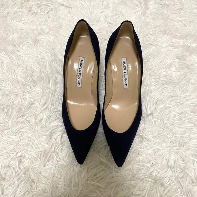 MANOLO BLAHNIK(マノロブラニク)のkmhr様専用 ほぼ未使用♪マノロブラニク/ポインテッドトゥ　パンプス☆　23㎝ レディースの靴/シューズ(ハイヒール/パンプス)の商品写真