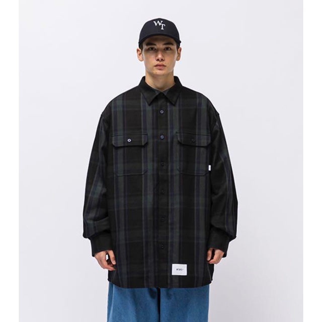 WTAPS DECK LS COTTON FLANNEL TEXTILE-eastgate.mk