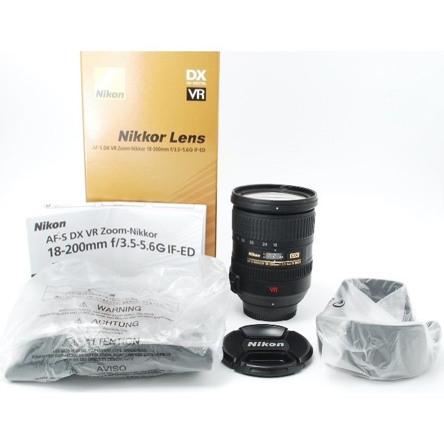 美品 Nikon ニコン AF-S DX VR 18-200mmG