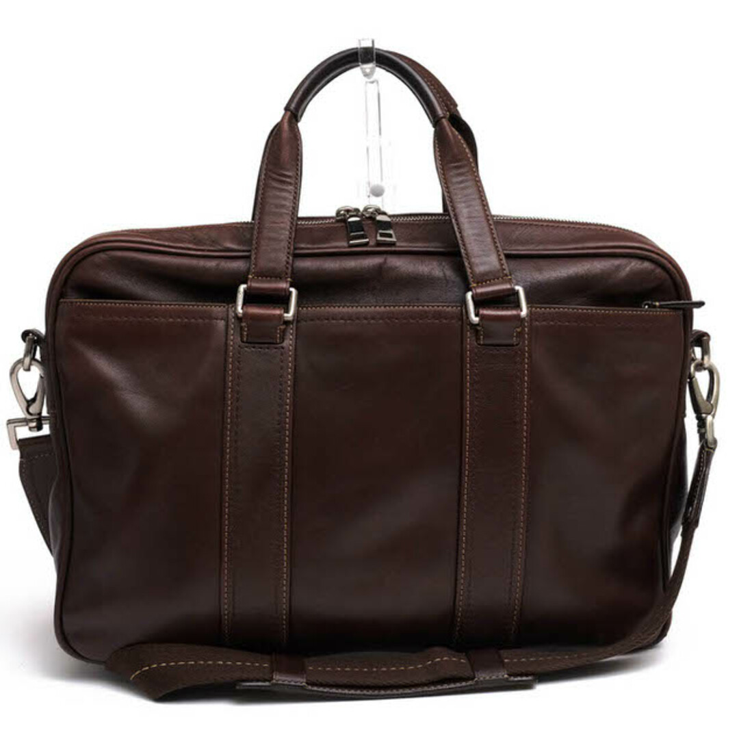 コーチ/COACH バッグ ブリーフケース ビジネスバッグ 鞄 ビジネス メンズ 男性 男性用レザー 革 本革 ダークブラウン 茶 ブラウン F70021 Legacy leather zip commuter レガシー レザー ジップ コミューター 2WAY ショルダーバッグ | フリマアプリ