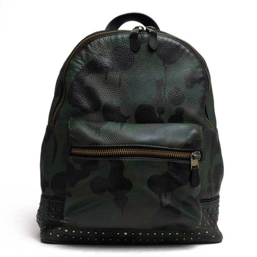 コーチ／COACH リュック バッグ バックパック メンズ 男性 男性用レザー 革 本革  29491 League Backpack With Wild Beast Print And Studs リーグ バックパック ウィズ ワイルド ビースト プリント アンド スタッズ デイパック 迷彩・カモフラージュ柄 スタッズ