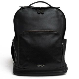 コーチ(COACH)のコーチ／COACH リュック バッグ バックパック メンズ 男性 男性用レザー 革 本革 ブラック 黒  F37599 Graham Backpack グラハム バックパック A4サイズ収納可 デイパック(バッグパック/リュック)