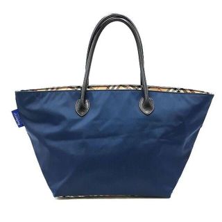 BURBERRY BLUE LABEL - ➁バーバリーブルーレーベル ハンドバッグ 金具 【お年玉セール特価】 ➁バーバリーブルーレーベル ハンドバッグ 金具フォースロゴ チェック ハンドバッグ