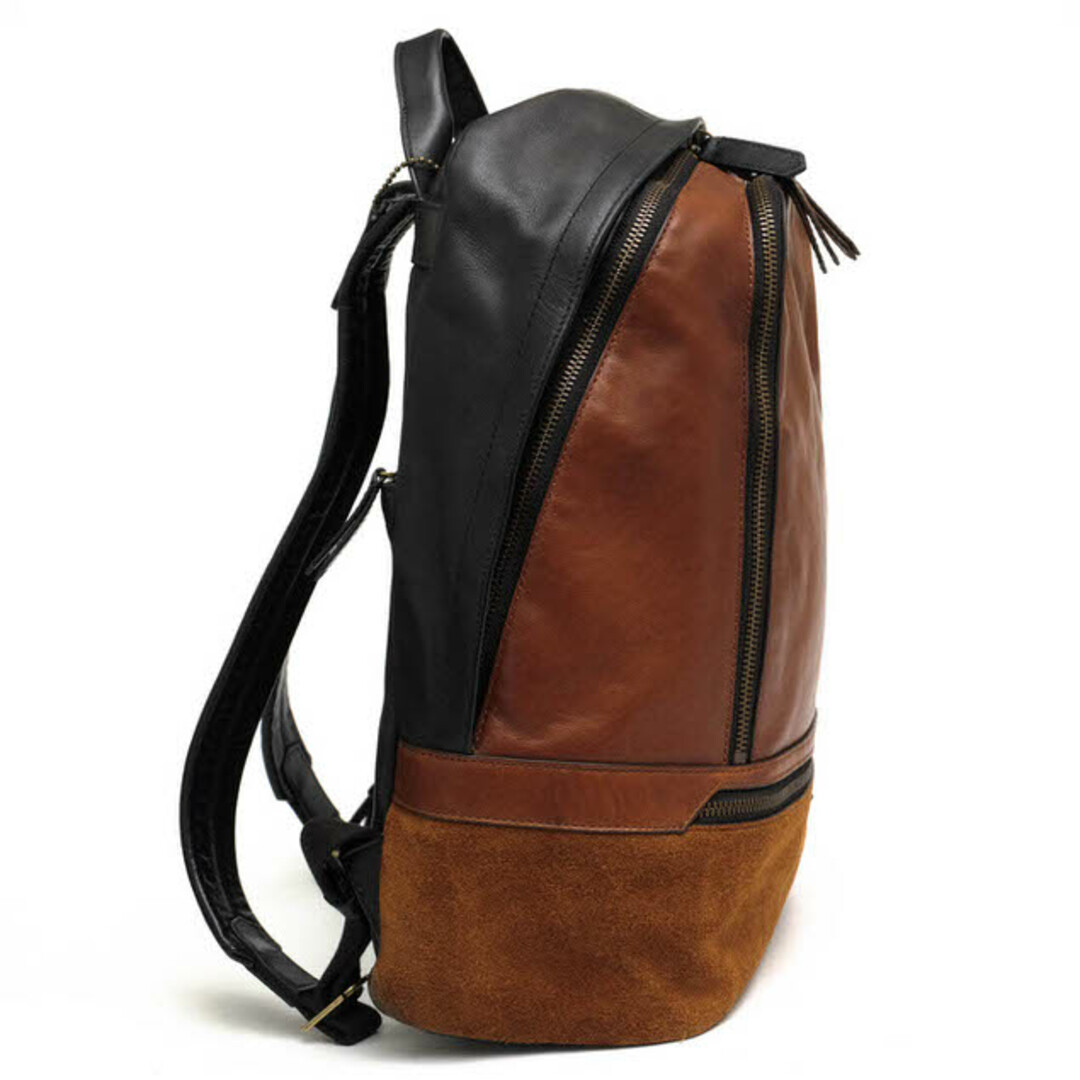 コーチ／COACH リュック バッグ バックパック メンズ 男性 男性用レザー 革 本革 ブラウン 茶  F71425 Bleecker Traveler Backpack In Mixed Leather ブリーカー トラベラー デイパック ノートPC収納可 3