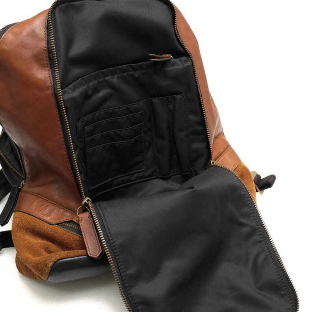 コーチ/COACH リュック バッグ バックパック メンズ 男性 男性用レザー 革 本革 ブラウン 茶 F71425 Bleecker Traveler Backpack In Mixed Leather ブリーカー トラベラー デイパック ノートPC収納可