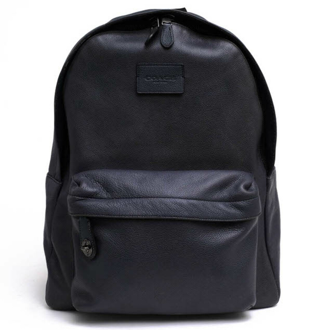 コーチ／COACH リュック バッグ バックパック メンズ 男性 男性用レザー 革 本革 ブラック 黒  F71622 Campus Backpack in Refined Pebble Leather キャンパス バックパック リファインド ペブルレザー シボ革 シュリンクレザー デイパック