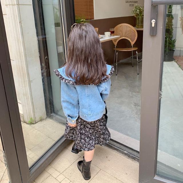 130㎝ 子供服 セットアップ キッズ 女の子 長袖 春 秋 上下セット キッズ/ベビー/マタニティのキッズ服女の子用(90cm~)(ワンピース)の商品写真