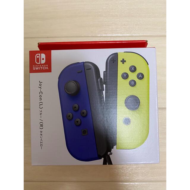 新品】 Nintendo Switchジョイコン ブルー ネオンイエロー-