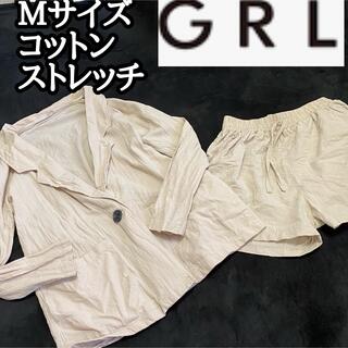 グレイル(GRL)のストレッチ【GRL】上下セットアップsizeＭ  (セット/コーデ)