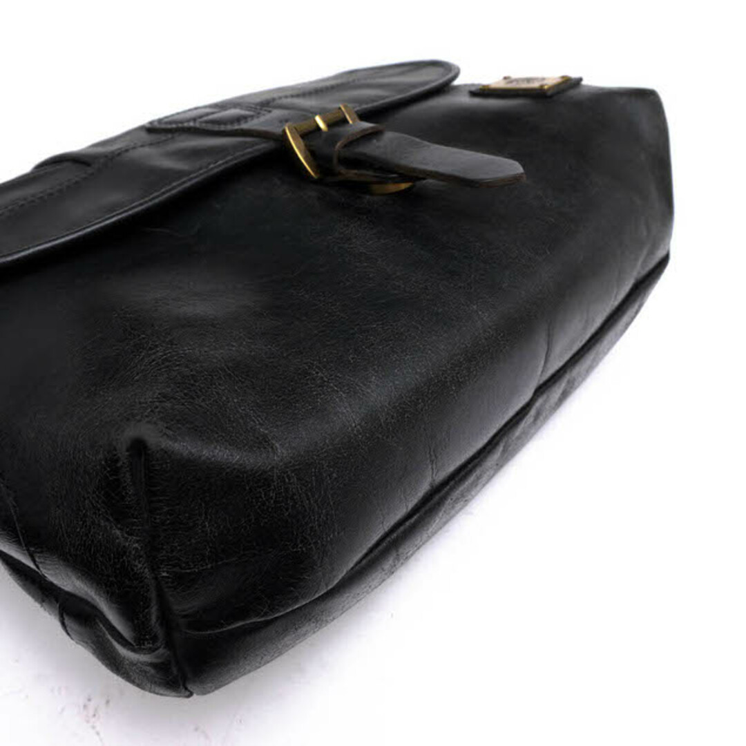 ディーゼル／DIESEL バッグ ショルダーバッグ 鞄 メンズ 男性 男性用レザー 革 本革 ブラック 黒  フラップ式 メッセンジャーバッグ 5