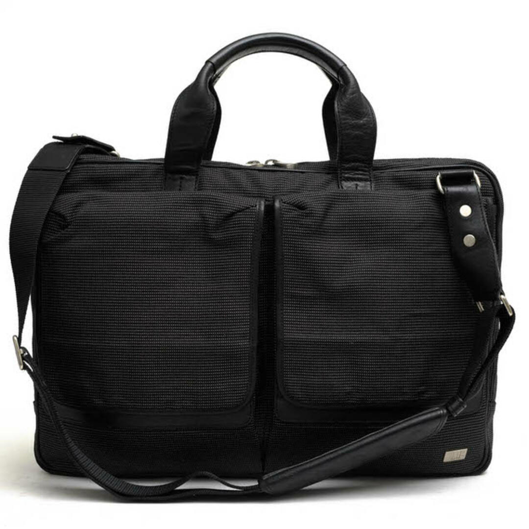 ダンヒル／Dunhill バッグ ブリーフケース ビジネスバッグ 鞄 ビジネス メンズ 男性 男性用ナイロン レザー 革 本革 ブラック 黒  AV6040A AVORITIES アボリティーズ 2WAY ショルダーバッグ | フリマアプリ ラクマ