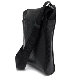 アルマーニ／EMPORIO ARMANI バッグ ショルダーバッグ 鞄 メンズ 男性 男性用レザー 革 本革 ブラック 黒 YEM461 YC043  イーグルロゴ メッセンジャーバッグ