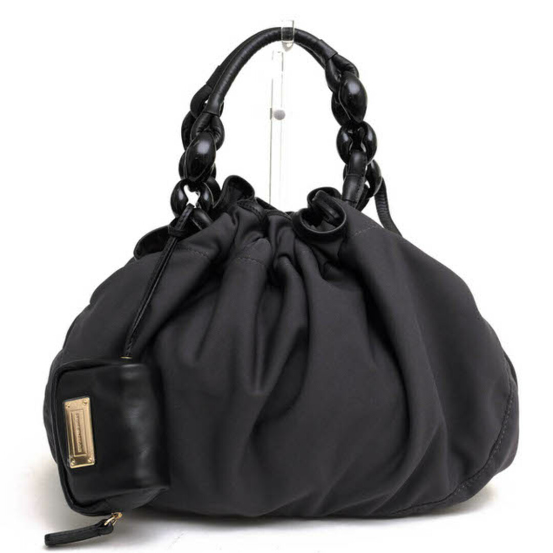 アルマーニ／EMPORIO ARMANI バッグ ハンドバッグ 鞄 トートバッグ レディース 女性 女性用ナイロン レザー 革 本革 グレー 灰色  YEWA89 YCM13 巾着型 | フリマアプリ ラクマ