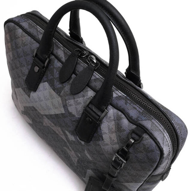 Armani(アルマーニ)のアルマーニ／EMPORIO ARMANI バッグ ブリーフケース ビジネスバッグ 鞄 ビジネス メンズ 男性 男性用PVC レザー 革 グレー 灰色  Y4P053 YN48J メンズのバッグ(ビジネスバッグ)の商品写真