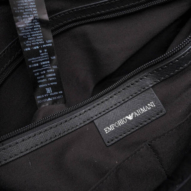 Armani(アルマーニ)のアルマーニ／EMPORIO ARMANI バッグ ブリーフケース ビジネスバッグ 鞄 ビジネス メンズ 男性 男性用PVC レザー 革 グレー 灰色  Y4P053 YN48J メンズのバッグ(ビジネスバッグ)の商品写真