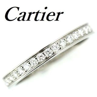 カルティエ(Cartier)のカルティエ フルエタニティー ダイヤモンド リング Pt950 ♯49 証明書(リング(指輪))