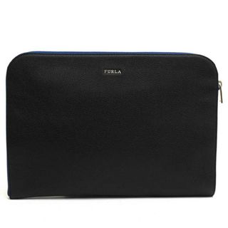 フルラ(Furla)のフルラ／FURLA バッグ セカンドバッグ クラッチバッグ 鞄 メンズ 男性 男性用レザー 革 本革 ブラック 黒  ARGO アルゴ ドキュメントケース L字ファスナー シボ革 シュリンクレザー(セカンドバッグ/クラッチバッグ)