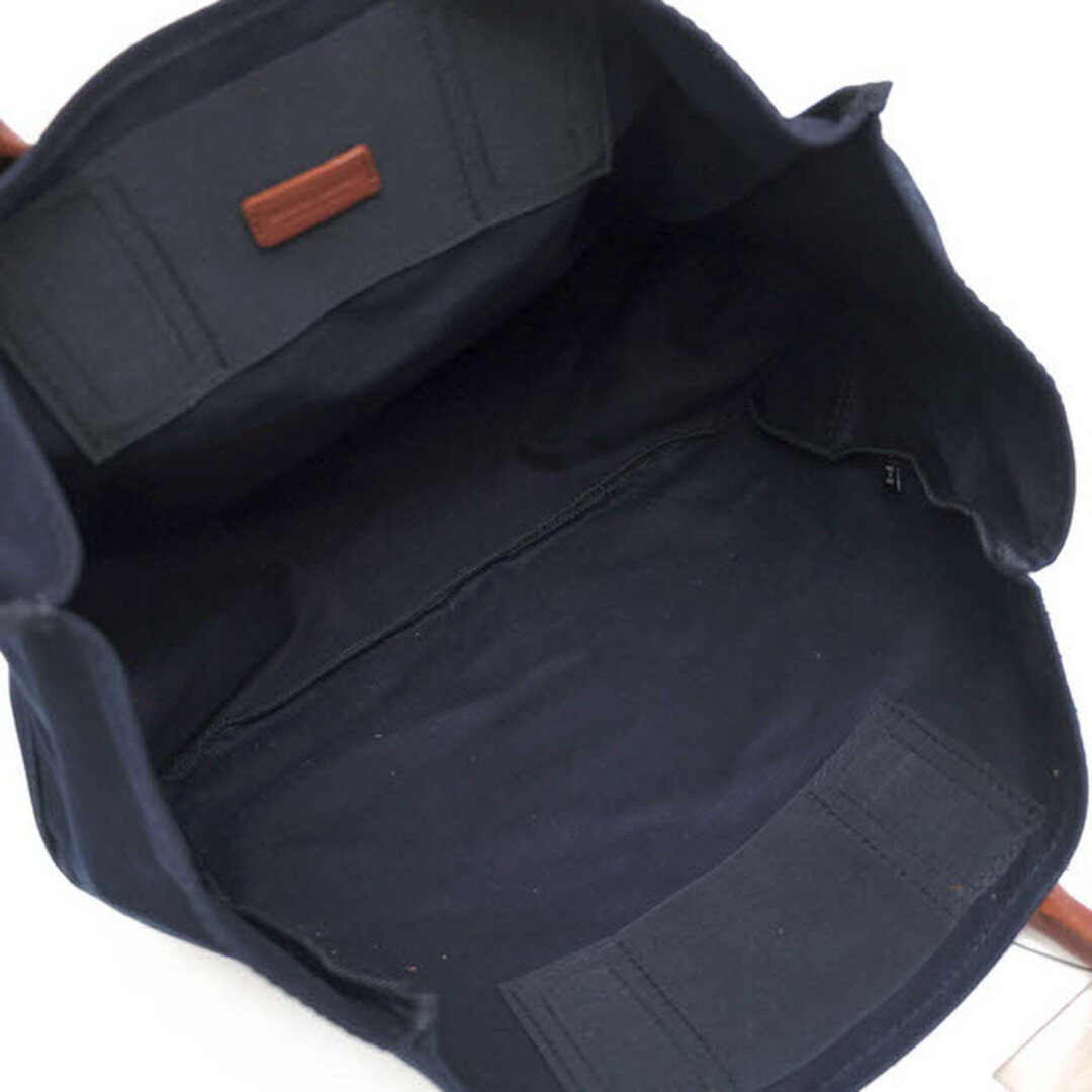 アルマーニ／GIORGIO ARMANI バッグ トートバッグ 鞄 ハンドバッグ メンズ 男性 男性用コットン 綿 キャンバス レザー 革 ネイビー 紺  Y2N115 YOB1J SHOPPING BAG ショッピングバッグ 7