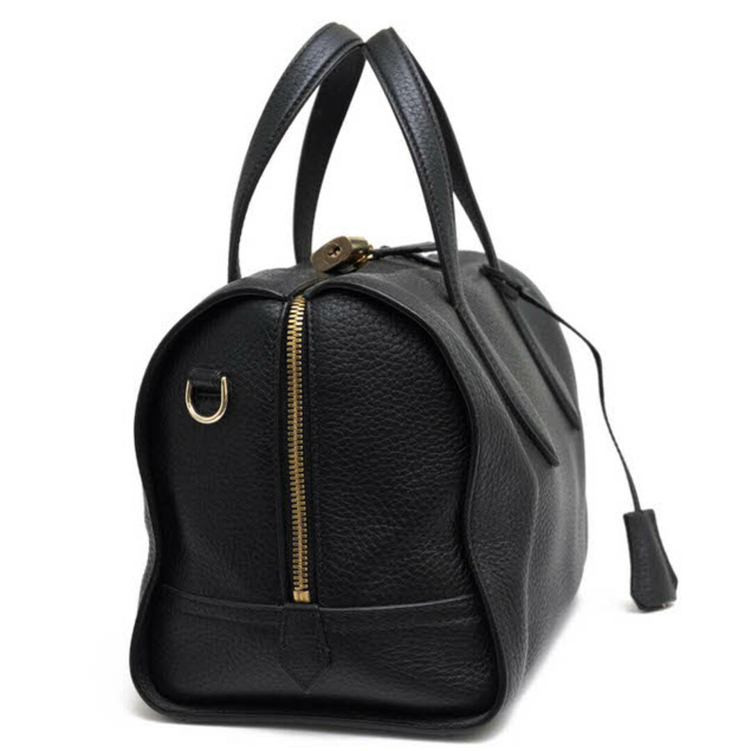 アルマーニ/GIORGIO ARMANI バッグ ハンドバッグ 鞄 トートバッグ レディース 女性 女性用レザー 革 本革 ブラック 黒 Y1A060 YC61A シボ革 シュリンクレザー ミニボストン