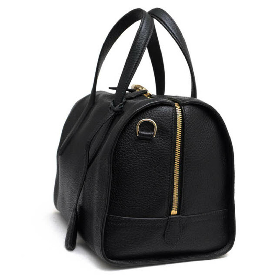 アルマーニ/GIORGIO ARMANI バッグ ハンドバッグ 鞄 トートバッグ レディース 女性 女性用レザー 革 本革 ブラック 黒 Y1A060 YC61A シボ革 シュリンクレザー ミニボストン