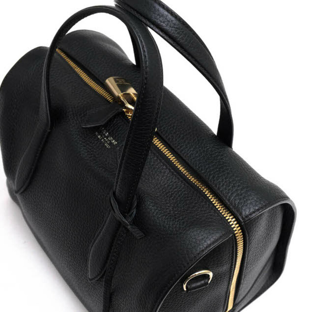 アルマーニ/GIORGIO ARMANI バッグ ハンドバッグ 鞄 トートバッグ レディース 女性 女性用レザー 革 本革 ブラック 黒 Y1A060 YC61A シボ革 シュリンクレザー ミニボストン