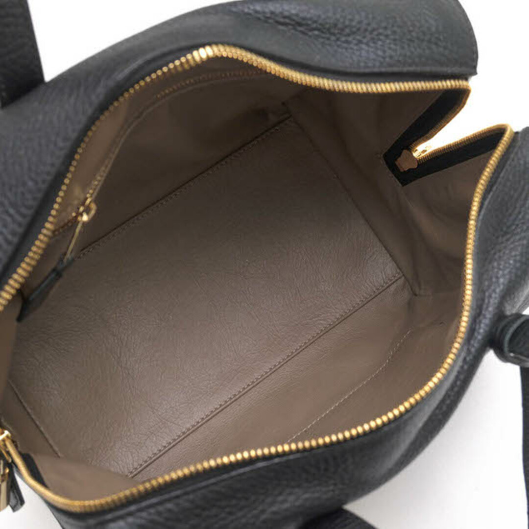 アルマーニ/GIORGIO ARMANI バッグ ハンドバッグ 鞄 トートバッグ レディース 女性 女性用レザー 革 本革 ブラック 黒 Y1A060 YC61A シボ革 シュリンクレザー ミニボストン